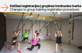 New group workout registration procedures