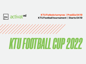 KTU Football cup 2022 banner