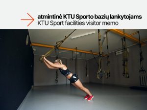 KTU Sports facilities visitor memo
