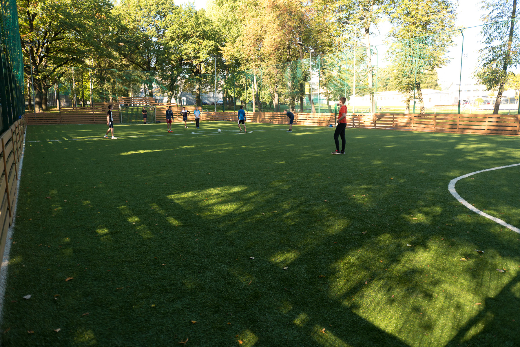 Outdoor artificial surface football field No. 1